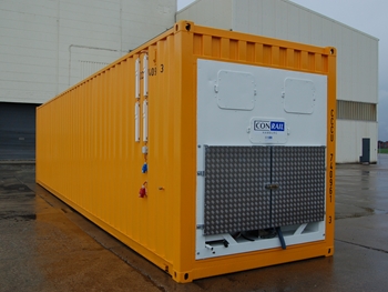 Container mit regelbatrer Leuftfeuchte