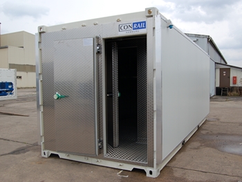 Container mit 120mm Isolierung